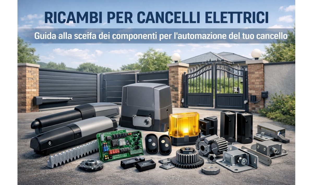 Ricambi per cancelli elettrici: guida alla scelta dei componenti giusti